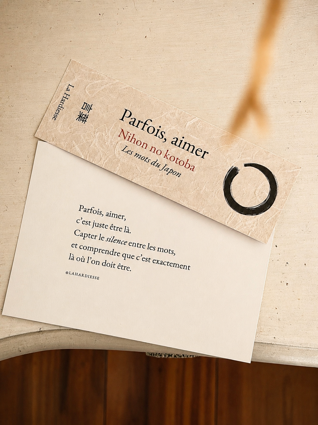 Parfois aimer – Nihon no kotoba (Les mots du Japon)