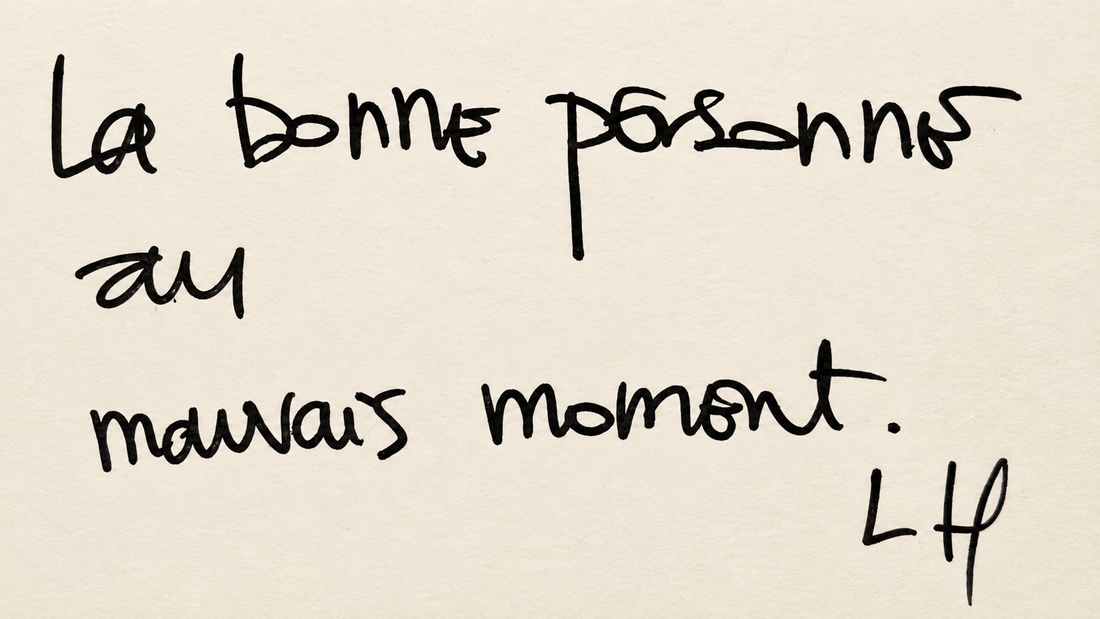 Rencontre-t-on vraiment la bonne personne au mauvais moment ?