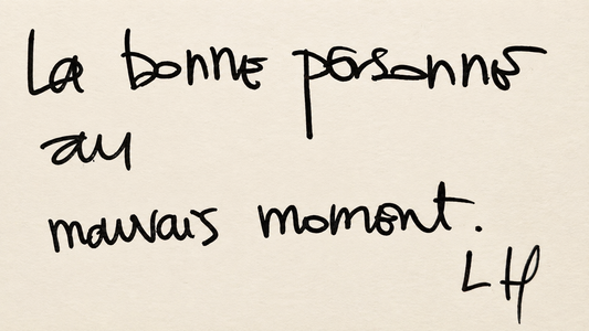 Rencontre-t-on vraiment la bonne personne au mauvais moment ?