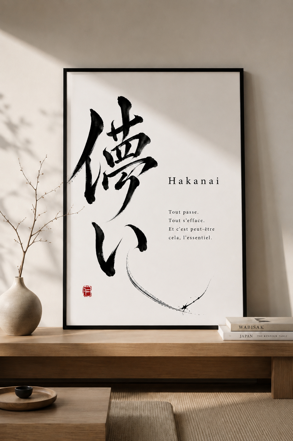 Hakanai 2 — Affiche poétique | Édition limitée