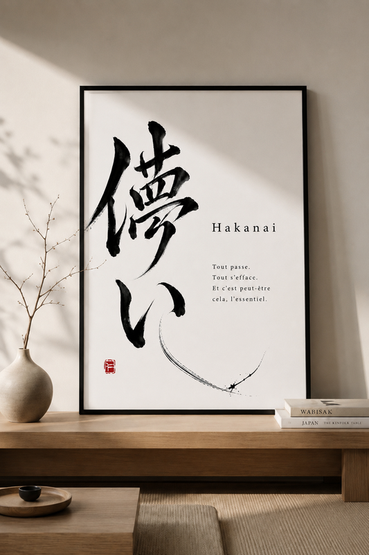 Hakanai 2 — Affiche poétique | Édition limitée
